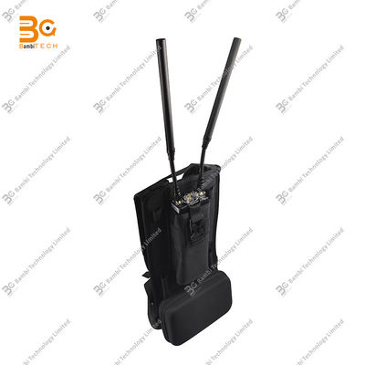 Transmissão de linha de visão terrestre rede ad hoc de malha de 5 km receptor de transmissão de imagem sem fio de rádio de soldado único, relé