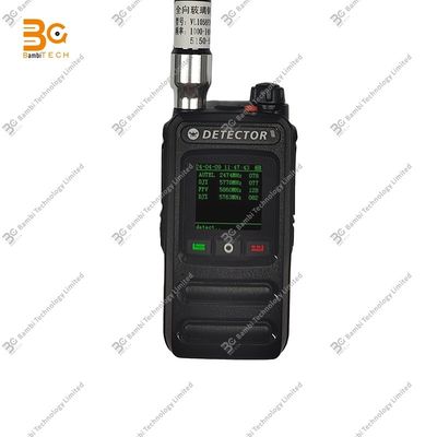 Equipamento de detecção de UAS de drones portáteis com 800-1500 MHz 2400-2485 MHz 5125-5850 MHz