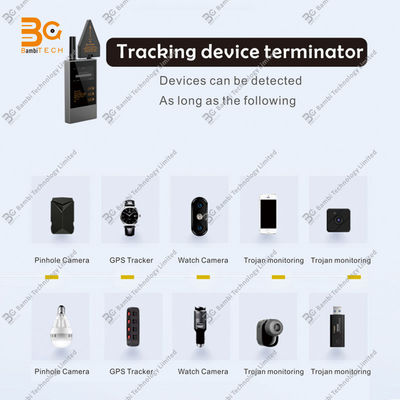 Detector sem fio profissional Detector de radiofrequência digital Wifi anti GPSGSM 50MHz-8GHZ
