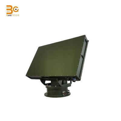 Radar de faixa Ku monodimensional com detecção por radar de baixa altitude de curto alcance