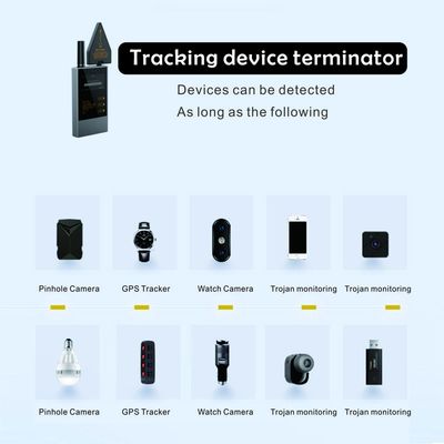 Detector sem fio especial Anti GPS Tracking GSM Wiretap Wifi Camera Detector de radiofrequência digital Hunter Sweeper