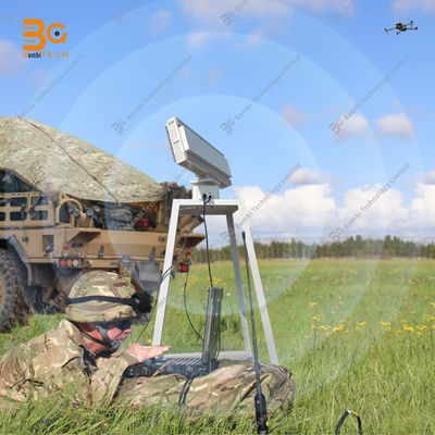 Placa giratória de alta velocidade 10 km + banda X 9.4-9.6GHz pulso radar Doppler detecção de drones UAV
