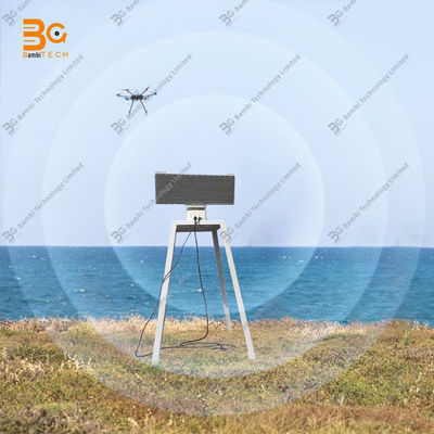 Placa giratória de alta velocidade 10 km + banda X 9.4-9.6GHz pulso radar Doppler detecção de drones UAV